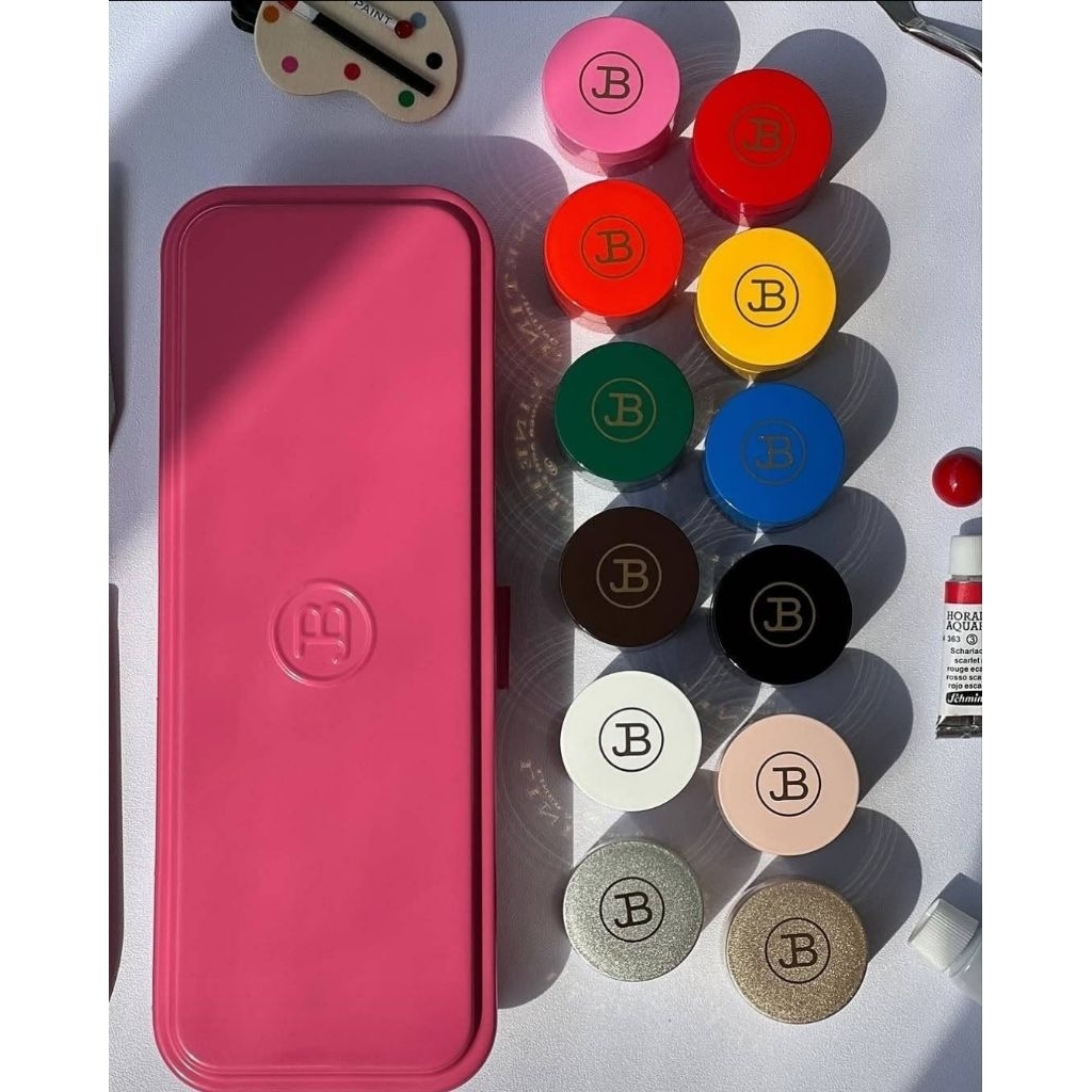 เซตสีเจลกระปุก JINB Korea🇰🇷 Lineting 12 สีพร้อมกล่อง ทาเล็บ▪︎วาดเส้น▪︎ทำเล็บไล่สี ของแท้จากเกาหลี