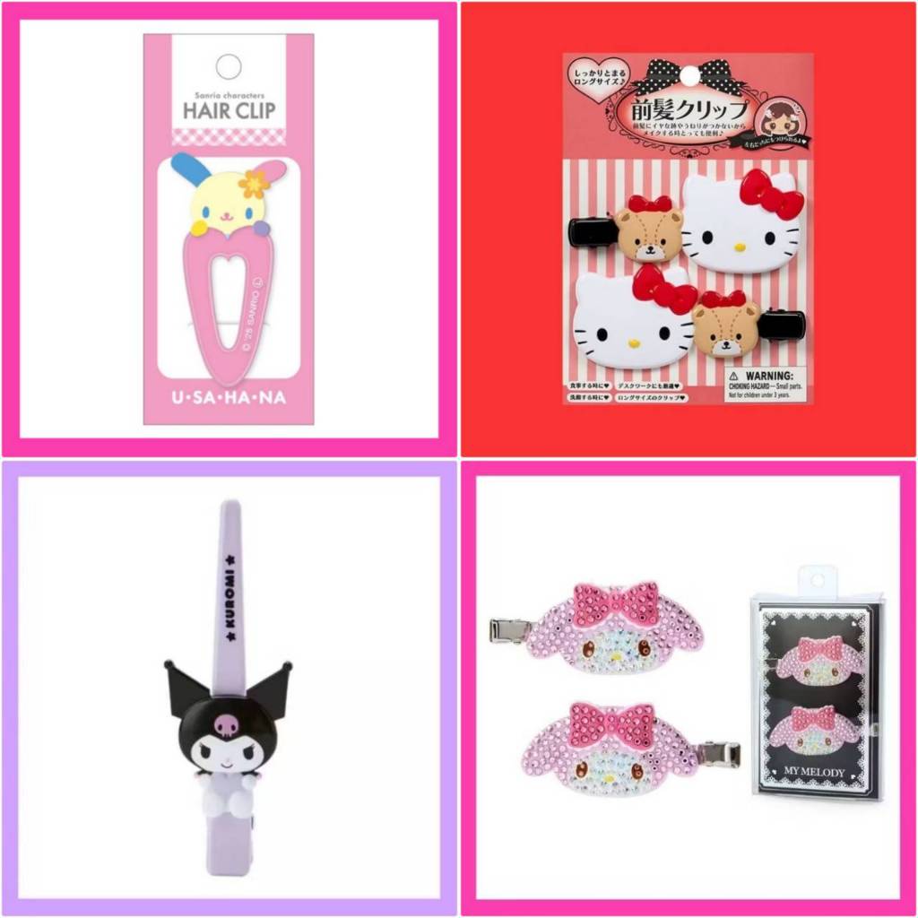 🧡 แท้ 100% กิ๊บ Sanrio 💜 ของขวัญวันเกิด กิ๊บปากเป็ด กิ๊บเพชร กิ๊บจัมโบ้ Sanrio