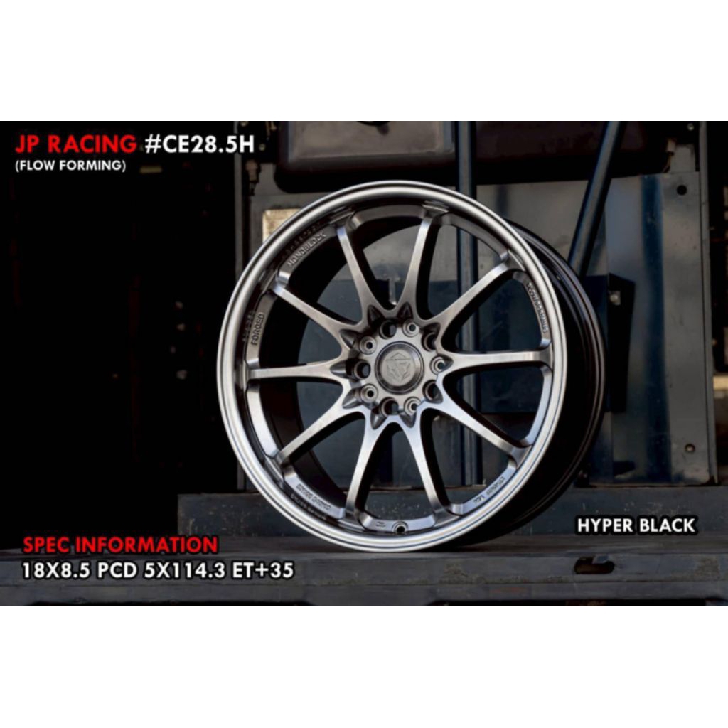 ล้อซิ่ง CE-28 (ล้อเบา) ขอบ18  5รู114.3 (งานJP Racing)