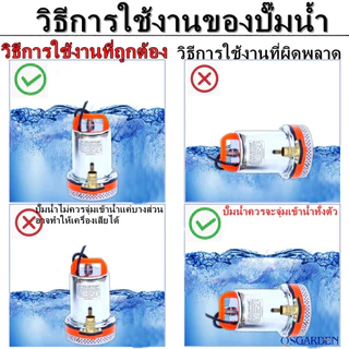 สแตนเลส ปั๊มจุ่ม 1นิ้ว12/24V 300W ไดโว่ เจ้าพระยา แรงดันสู แบตเตอรี่ มอเตอร์ทองแดงแท้ 100%(ไดร์โว่ดูดน้ำ 12v ปั๊มน้ำ