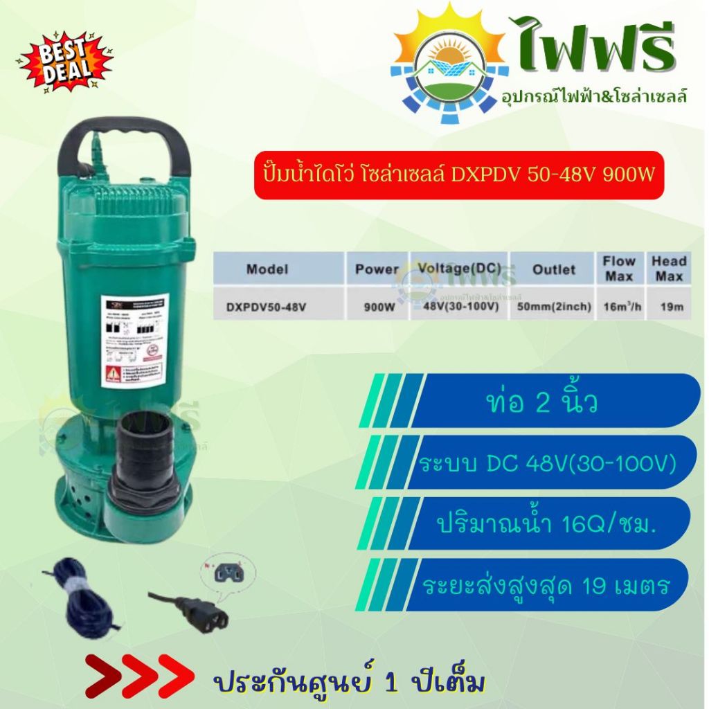 CTL ไดโว่โซล่าเซลล์ ท่อน้ำออก 2นิ้ว/3นิ้ว/4นิ้ว/5นิ้ว/6นิ้ว