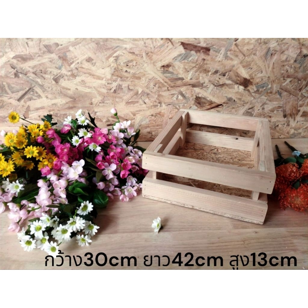 กระบะไม้สนหนาฐานไม้OSB