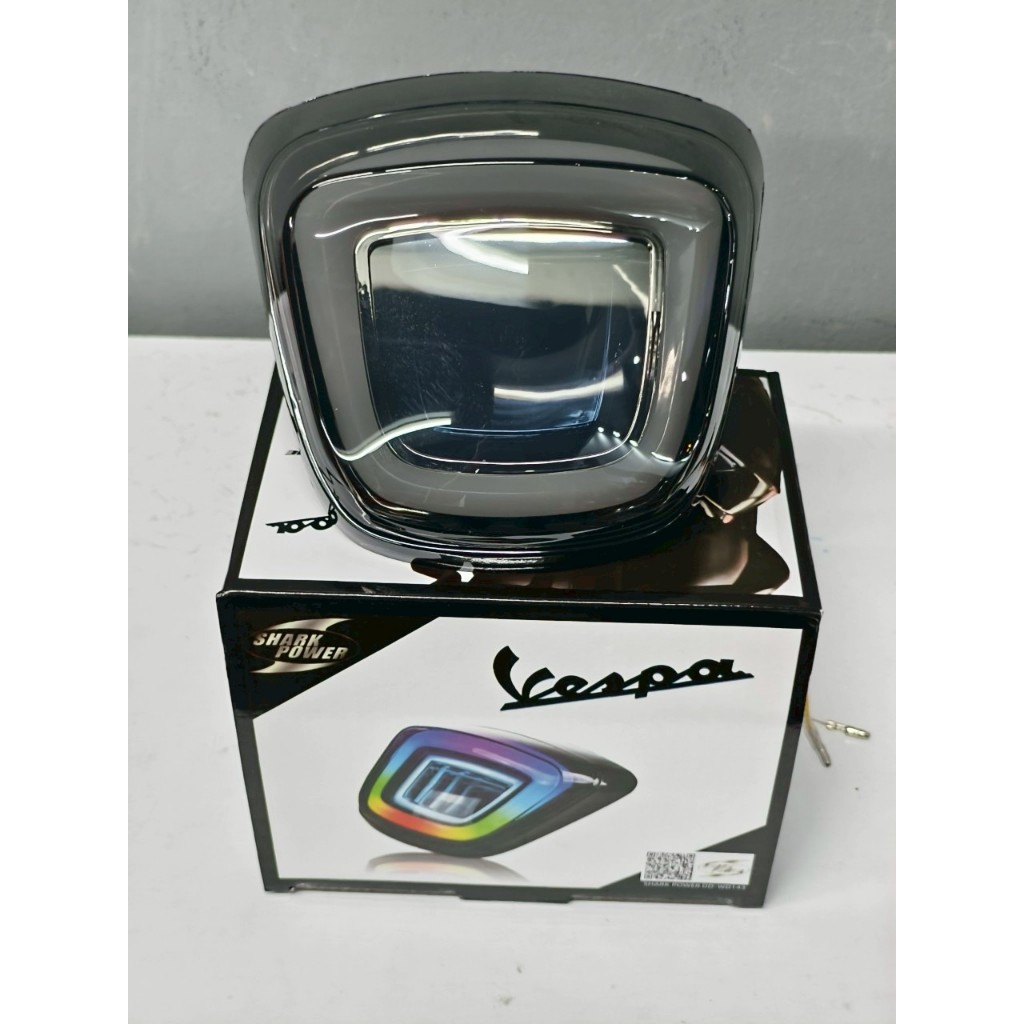 RGB Shark Power ไฟท้ายแต่ง Vespa Primavera / Sprint 150 ปรับสีผ่านมือถือ