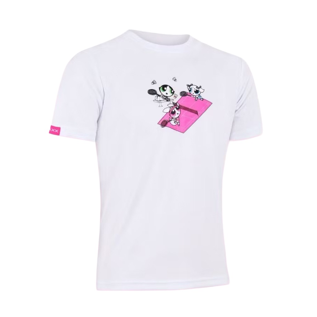เสื้อแบดมินตัน MAXX X POWERPUFF GIRLS Shirt MLTEE14 เสื้อออกกำลังกาย (สินค้าลิขสิทธิ์แท้ 100%)