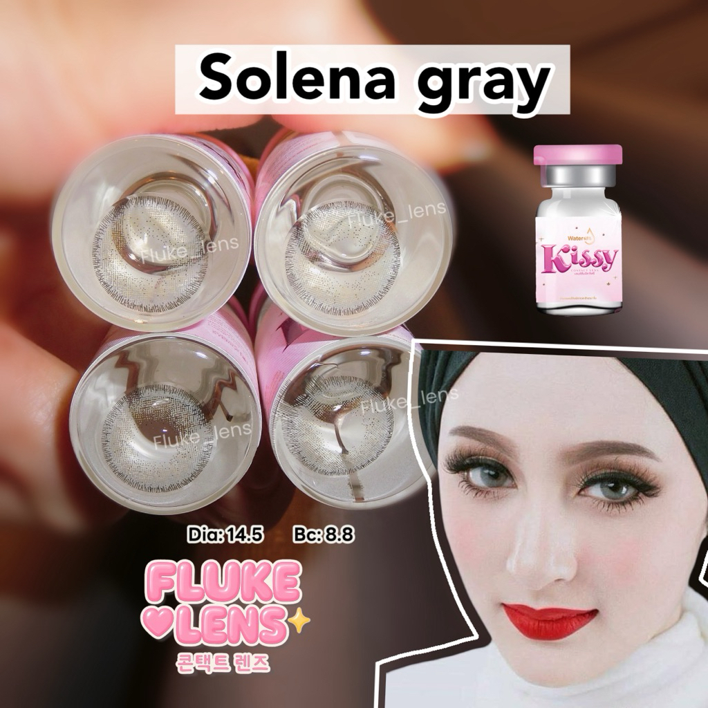 คอนแทคเลนส์♥️ รวมสายตาปกติ♥️ ค่าน้ำ65% ลายฮิต เช่น สีดำ Monday Tommy ♥️ ulens Kissy บิ๊กอาย Made in Korea