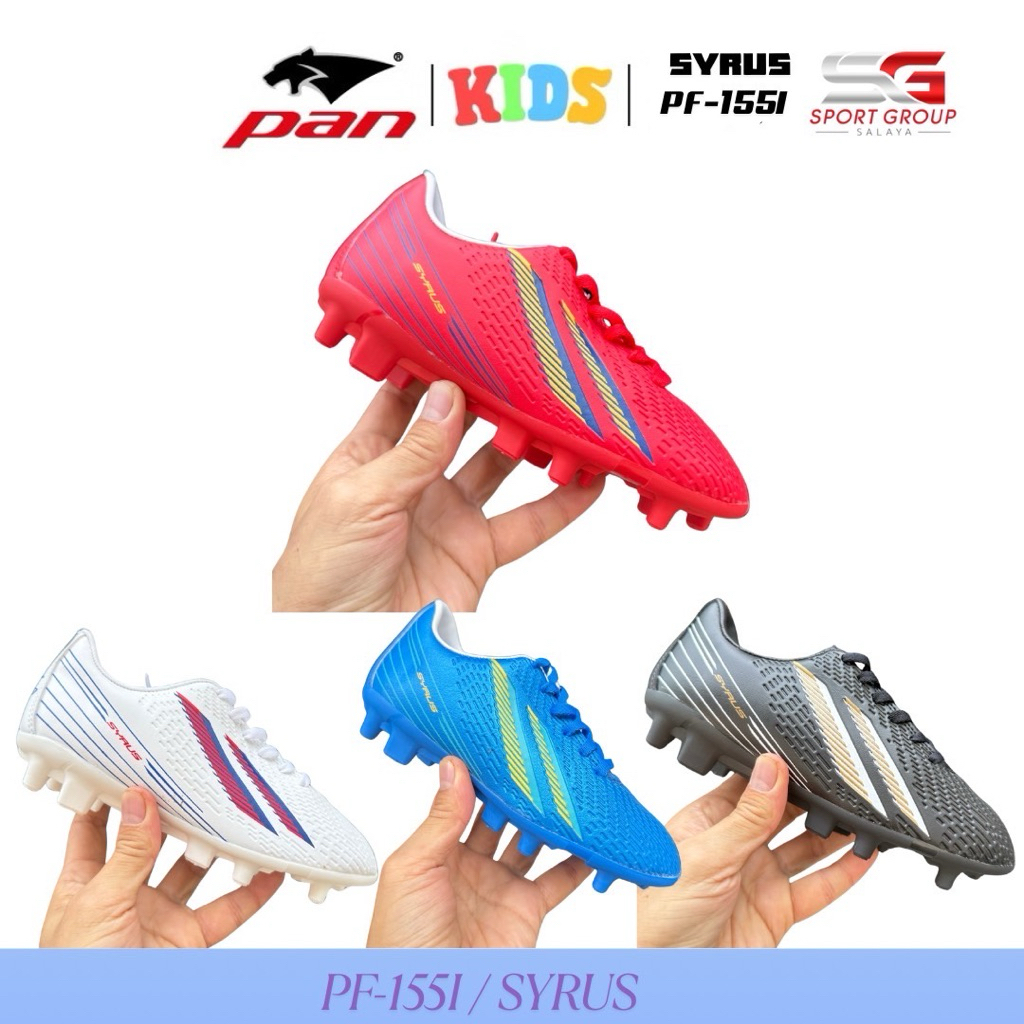 PAN รองเท้าฟุตบอลเด็ก PAN รุ่น Syrus Low JR รหัส PF-155I ขิงแท้ 100%