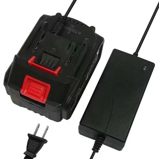 ที่ชาร์จสว่าน18V 21V MAKITA อแดปเตอร์ชาร์จแบตลิเธียม DC 21V 2A (ใหญ่)เต็มแล้วตัด มีไฟสถานะชาร์จแบตเต็ม Battery Charger