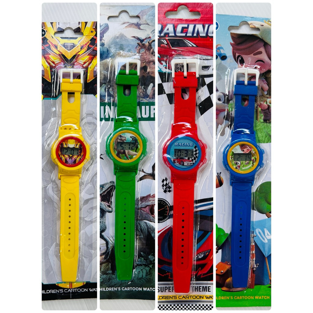 (มีมอก.)นาฬิกาข้อมือสำหรับเด็ก ราคาถูก นาฬิการุ่นตัวเลข มี4 สีให้เลือก ใส่ถ่านพร้อมใช้งาน นาฬิกาเด็ก