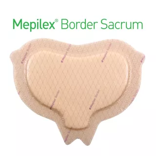 Mepilex Border Sacrum สำหรับแผลกดทับที่ก้นกบ ของแท้พร้อมส่ง EXP 2028 (ราคาต่อ 1 แผ่น)