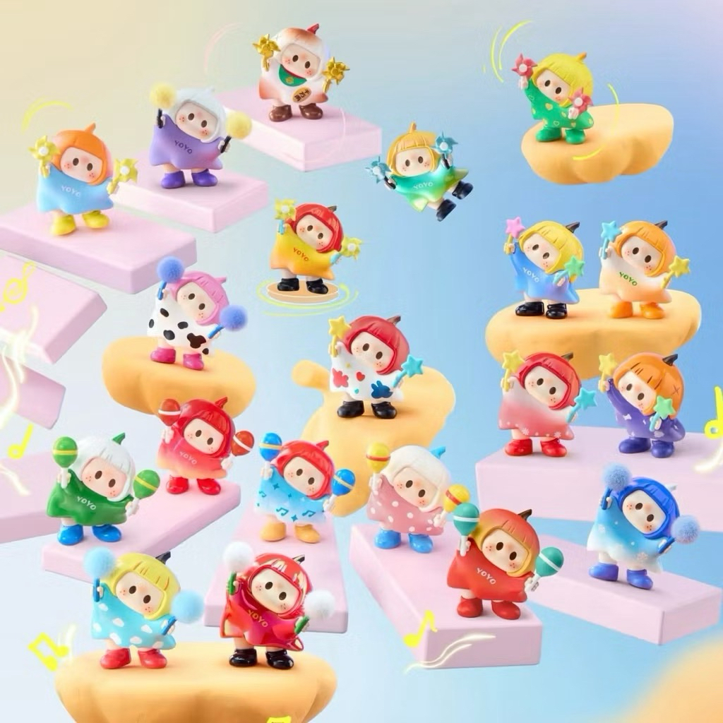 (แบบจุ่ม)YOYO Tilted Head Collection Surprise Icon 1จุ่ม1ชิ้น