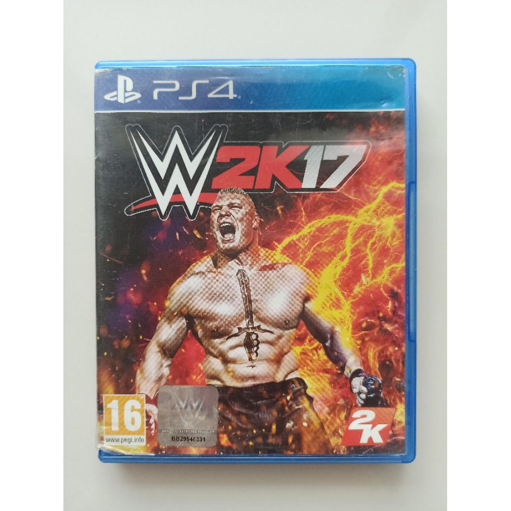 PS4 Games : W2K17 WWE 2K17 มวยปล้ำ มือ2 **ปกไม่สวย**