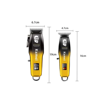 Kemei Km-8501 ปัตตะเลี่ยนตัดทรงผม ตัดผมเท่ แต่งลาย พร้อมหน้าจอLCD แสดงผล