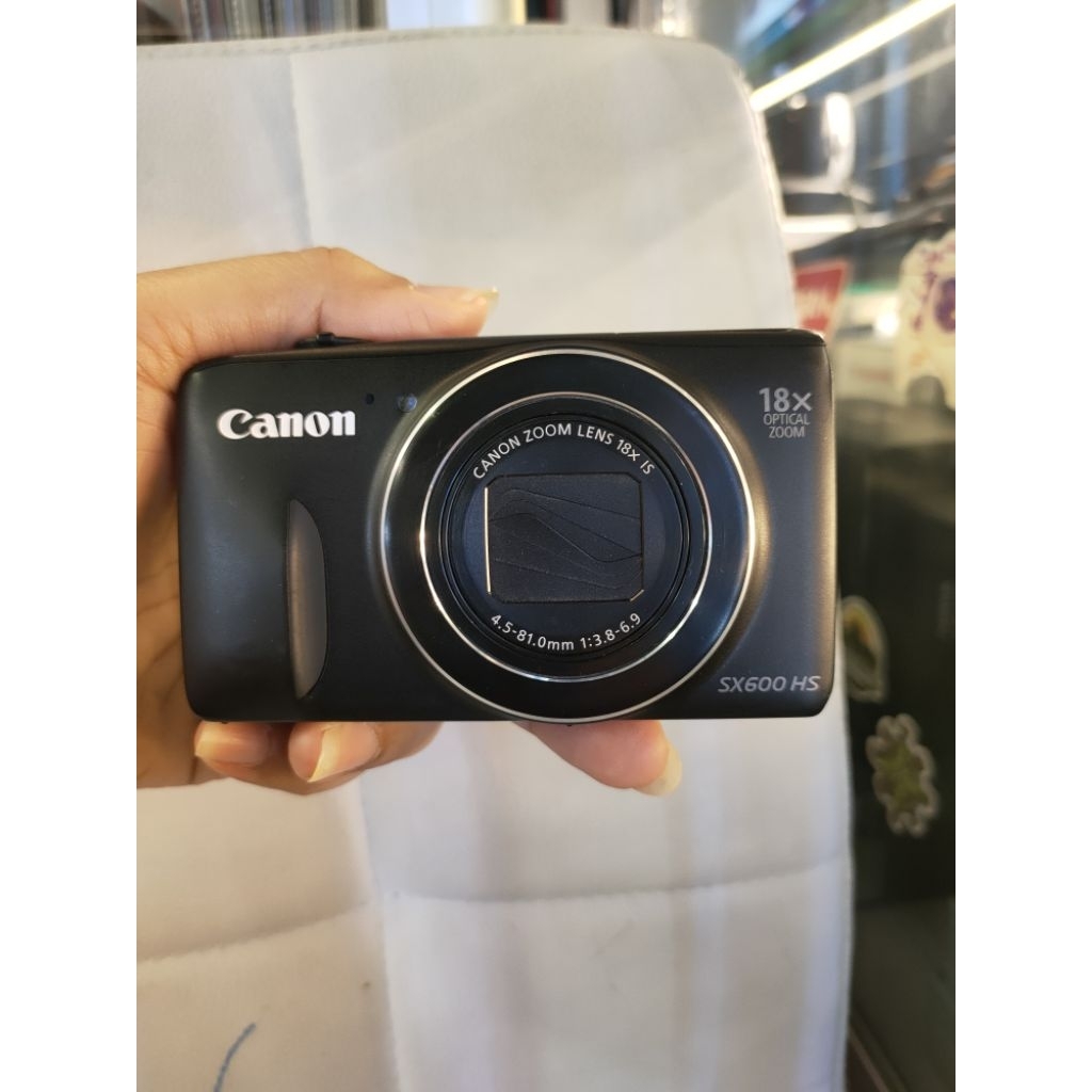 Canon Sx600Hsสีดำพร้อมใช้งาน