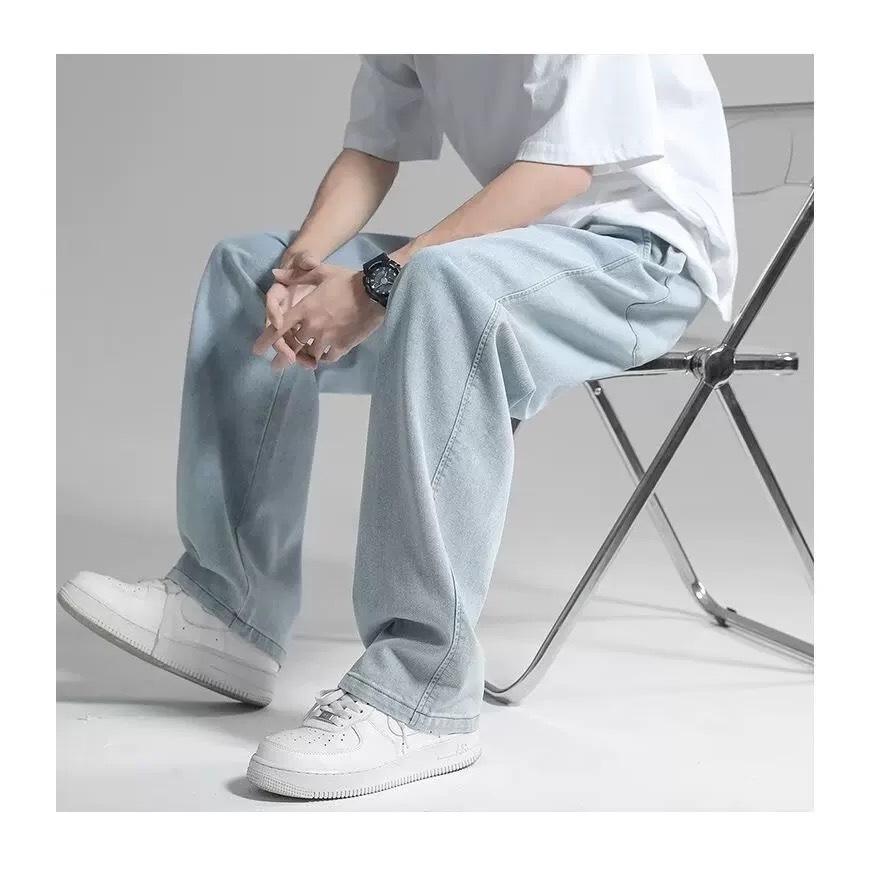 Baggy Jeans กางเกงยีนส์ผู้ชายขากว้าง Cylin Fit คอปกปานกลาง เข้ารูป เก็บทรงได้ดี