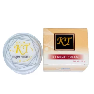 โฉมใหม่ ✅ ครีมเคที KT Gold Night Cream ไนท์ครีม ครีมบ้านกระต่ายขาว 10 g. ส่งเร็ว