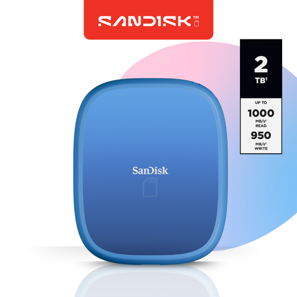 SanDisk Creator Phone SSD  - 2TB up to Read 1000MB/s , write 950MB/s( SDSSDE62C-2T00-G25 ) 5Y