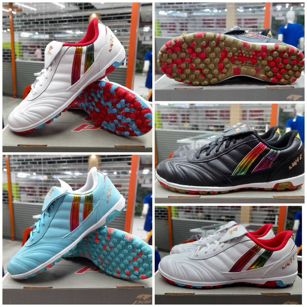 Pan Wave ll Rainbown หนังแท้  รองเท้าร้อยปุ่ม สนามหญ้าเทียม หน้าเท้ากว้าง PF15TU ราคา 1490 บาท