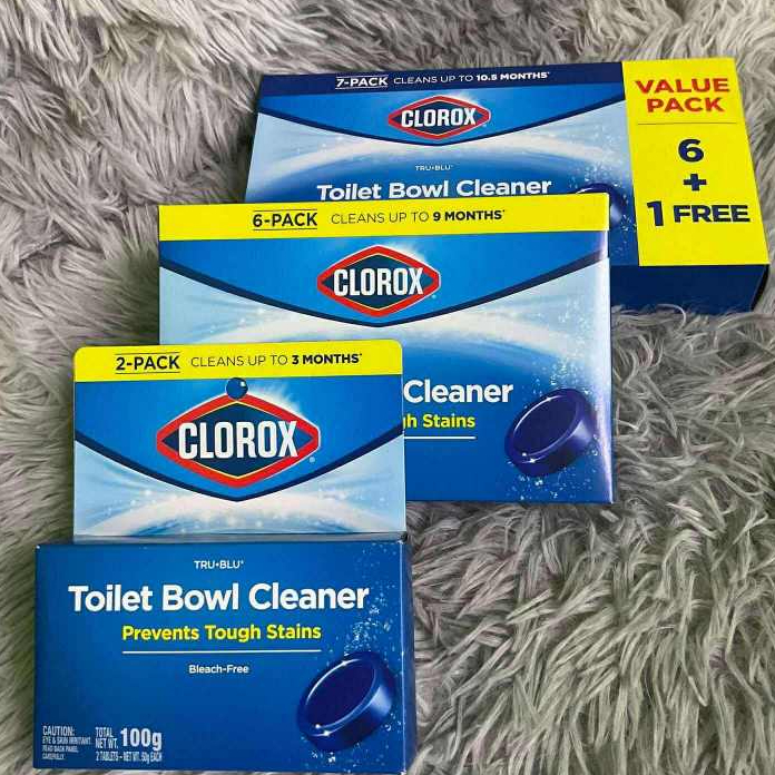Clorox toilet bowl cleaner ก้อนทำความสะอาดสุขภัณฑ์ แถบเหลือง