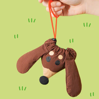 กระเป๋าพับเก็บได้ EAZY Have You Seen My Dog กระเป๋าชอปปิง ถุงผ้าพับได้ Eco Bag ลายหมาน่ารัก สไตล์เกาหลี JOGUMAN 2026