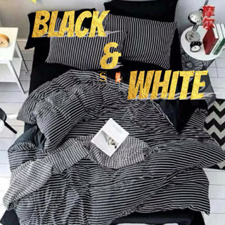 ชุด ผ้าปูที่นอน ครบชุด ครบเซท 6ชิ้น ขนาดผ้าปู 3.5 / 5 / 6 ฟุ…