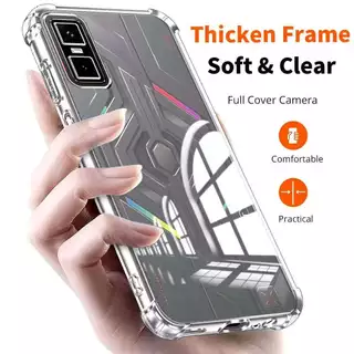 Infinix GT 30/Infinix GT 30 Proตรงรุ่น(พร้อมส่งในไทย)เคสTPUใสกันกระแทกแบบคลุมกล้องInfinix GT 30 5G/Infinix GT 30 Pro 5G