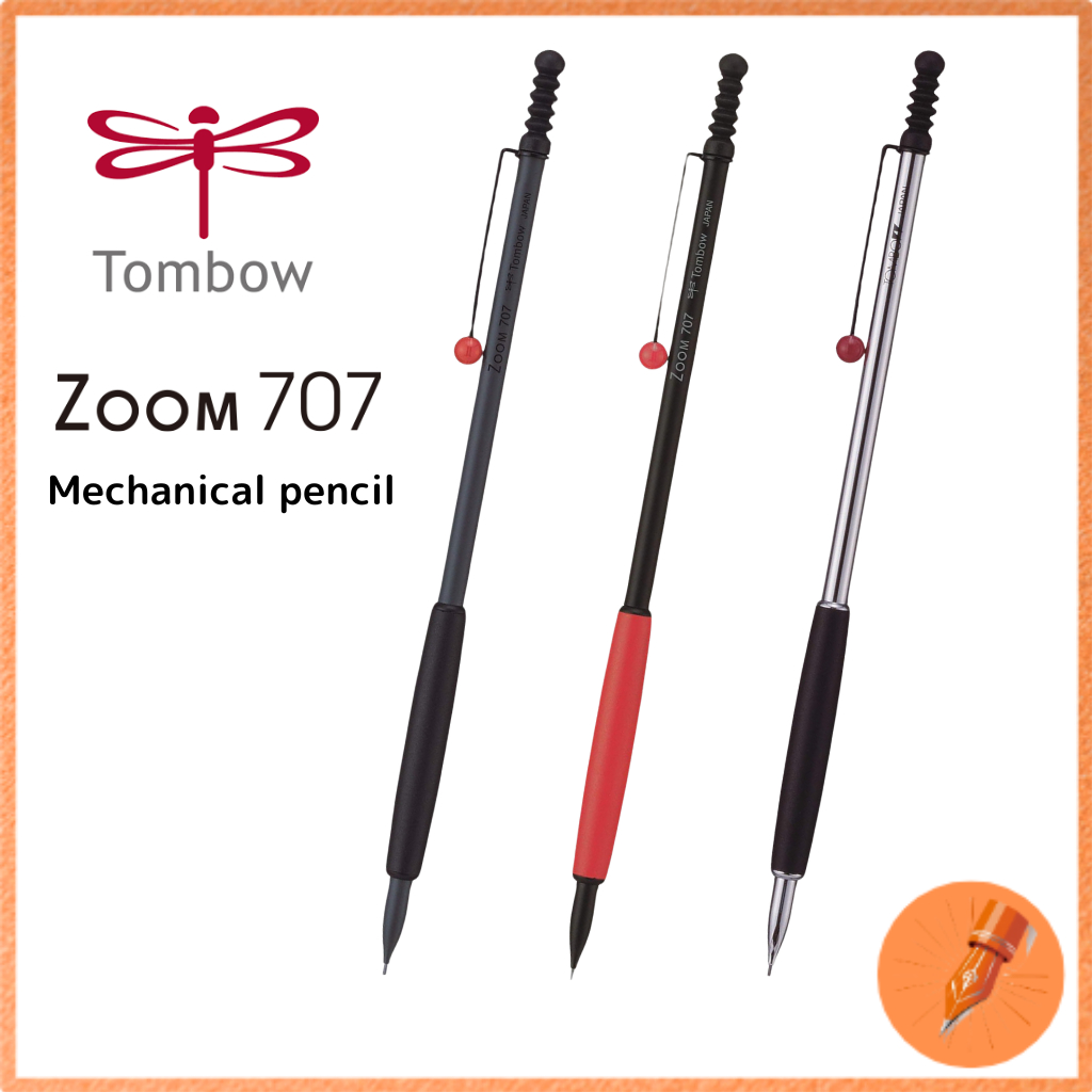 Tombow Pencil 0.5mm ZOOM 707 Mechanical Pencil (Gift Case Included)