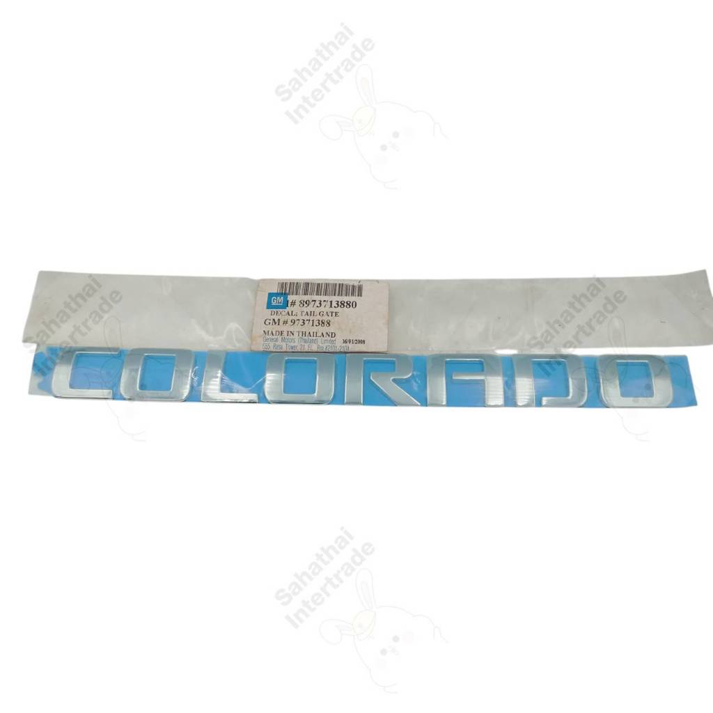 [รถยนต์] ป้ายตัวอักษร COLORADO 8973713880 [ของแท้ศูนย์] Chevrolet Colorado ปี 2004-2005 DECAL TAIL G