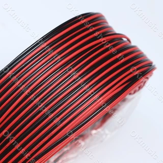 1 เมตร สายลำโพง (สายไฟดำแดง) 20AWG 17AWG 15AWG 13AWG เส้นทองแดงพิเศษ สายไฟ เพาเวอร์แอมป์