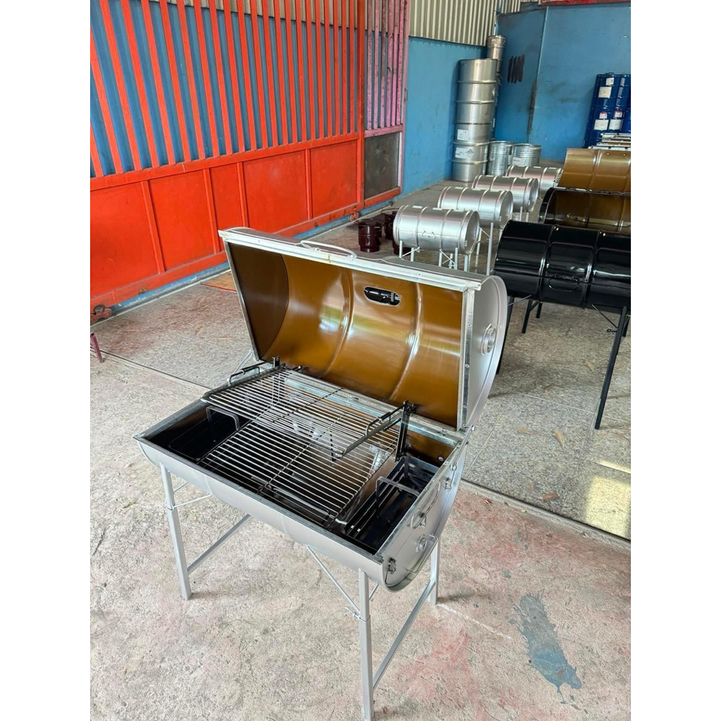 เตาอบ 100 ลิตร ( ตะแกรงย่าง 2 ชั้น ) เตาอบไร้ควัน 100 ลิตร - รูปที่ 4