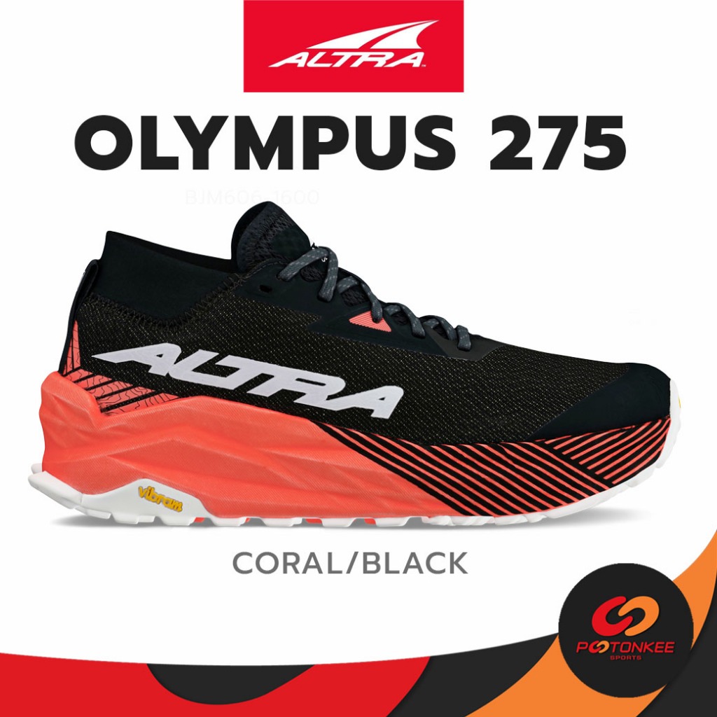 Altra Women's Olympus 275 รองเท้าวิ่งเทรล พื้นVibram®  ซัพพอร์ทมาก สำหรับนักวิ่งระยะไกล