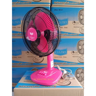 WASAKI พัดลมตั้งโต๊ะ​12" รุ่น KISAWA คละสี (ระบุสีทักแชท) สั่งตรงจากโรงงาน ของผลิตใหม่ ผลิตในไทย