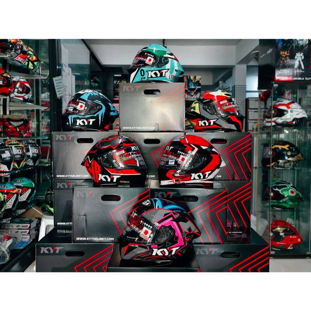 หมวกกันน็อค KYT รุ่น TT-REVO TT-REVO ลาย Replica