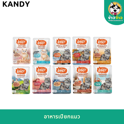Kandy แคนดี้ อาหารเปียกแมว 1 โหล