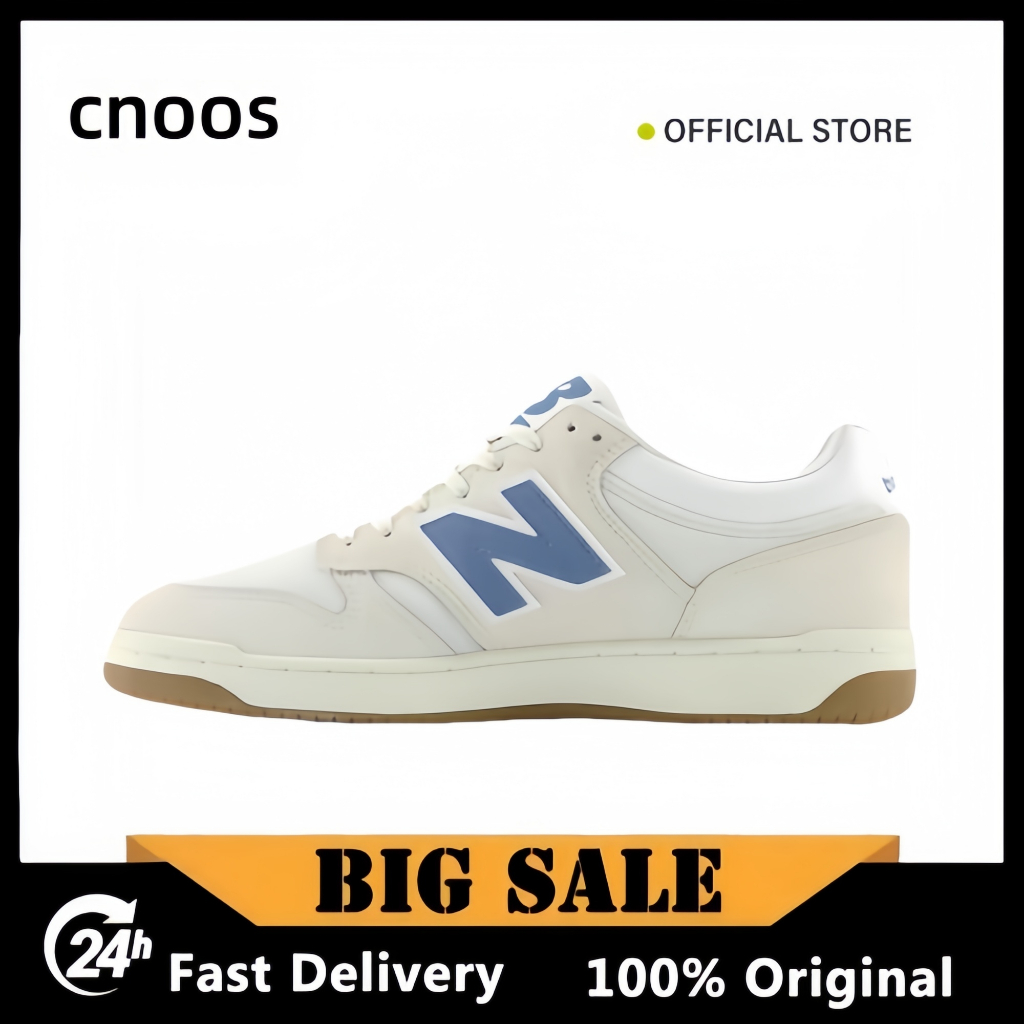 New Balance NB BB480LLA รองเท้ากีฬาย้อนยุคสำหรับผู้ชายและผู้หญิงสไตล์ใหม่ของแท้