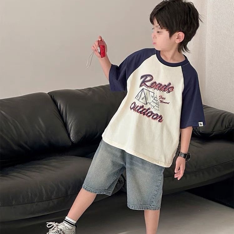 กางเกงยีนส์ขาสั้นเด็กชาย ทรงหลวม โทนสีสวย ผ้าเกรดพรีเมี่ยม นุ่มสบาย ใส่ได้ทุกวัน ราคาคุ้ม#300 - รูปที่ 6