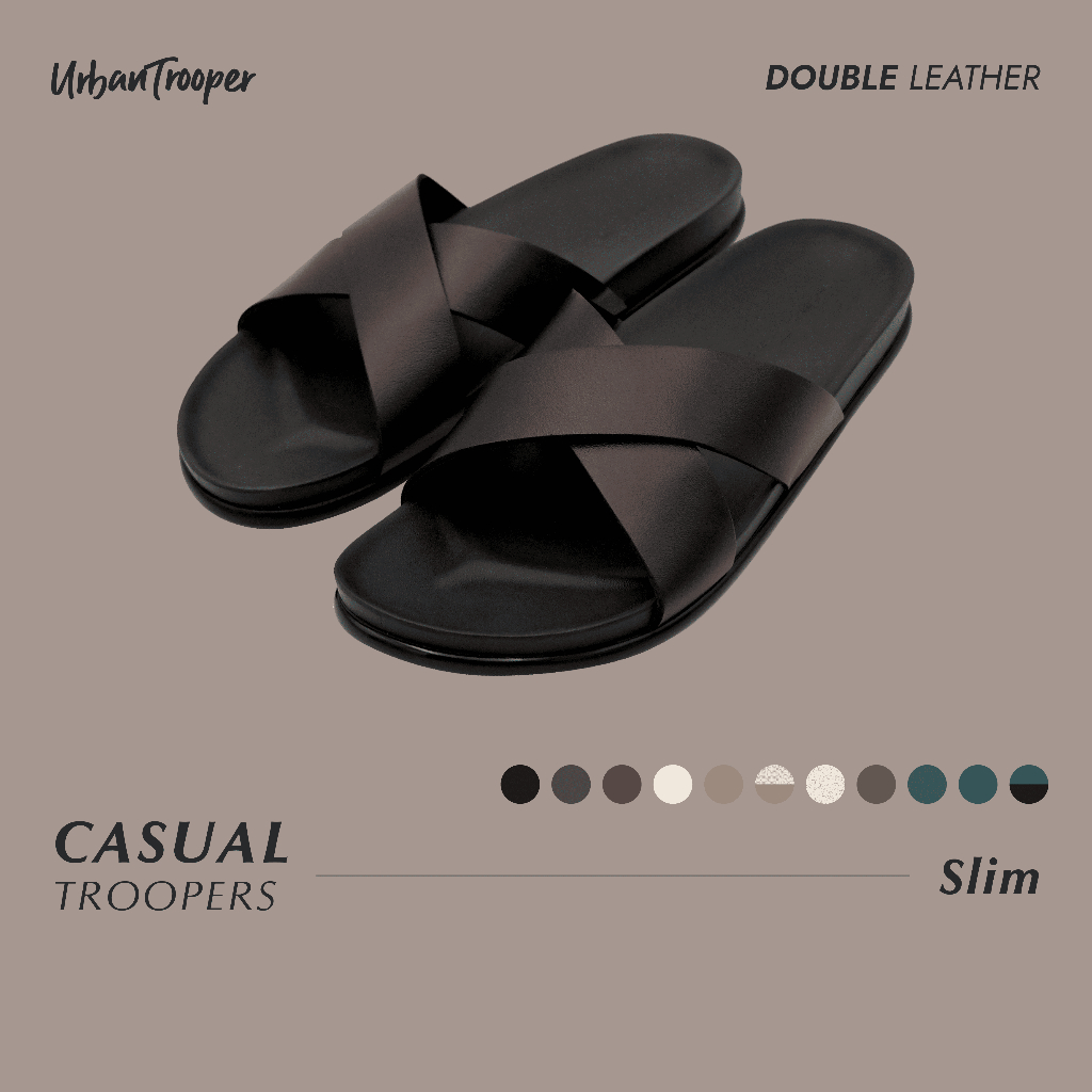 รองเท้า Urban Trooper Everyday รุ่น Casual Troopers สี Walnut รองเท้าเเตะ Unisex