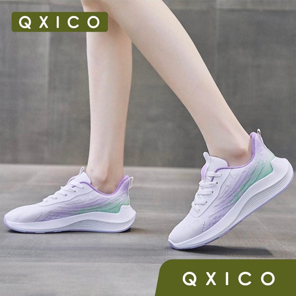 Qxico รุ่น QZ156 รองเท้าผ้าใบมาใหม่ สีสันสวยงาม ใส่สบายเท้า