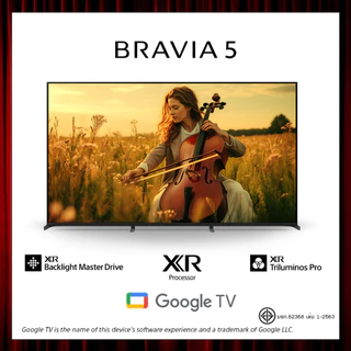 Sony BRAVIA 5 ทีวี 65 นิ้ว รุ่น K-65XR50 Mini LED 4K Ultra HD Smart TV (Google TV) | XR Processor