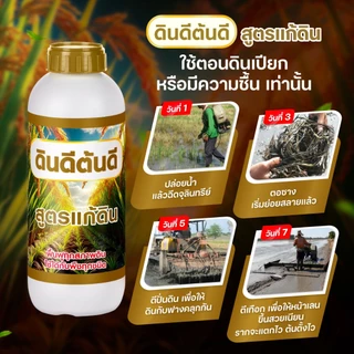 TV Direct - [ 2 แถม 2 ] ดินดีต้นดี สูตรแก้ดิน 2 ขวด แถมฟรี ดินดีต้นดี สูตรแก้ดิน 2 ขวด ขนาด 1 ลิตร
