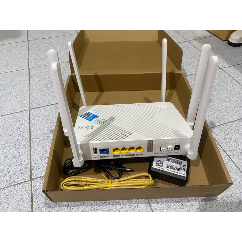 [ใหม่มือ 1] เราเตอร์ทรู T626 Pro V2/WiFi6/AX3000/สัญญาณแรงสุด/สินค้าใหม่ 100% ยังไม่ผ่านการใช้งาน(V1