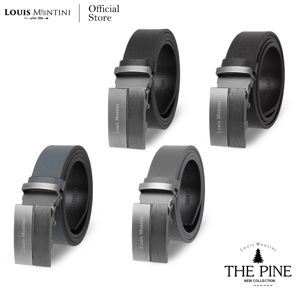Louis Montini (Deluxe) หัวออโต้เมติค เข็มขัดผู้ชาย Automatic Belt MGN312