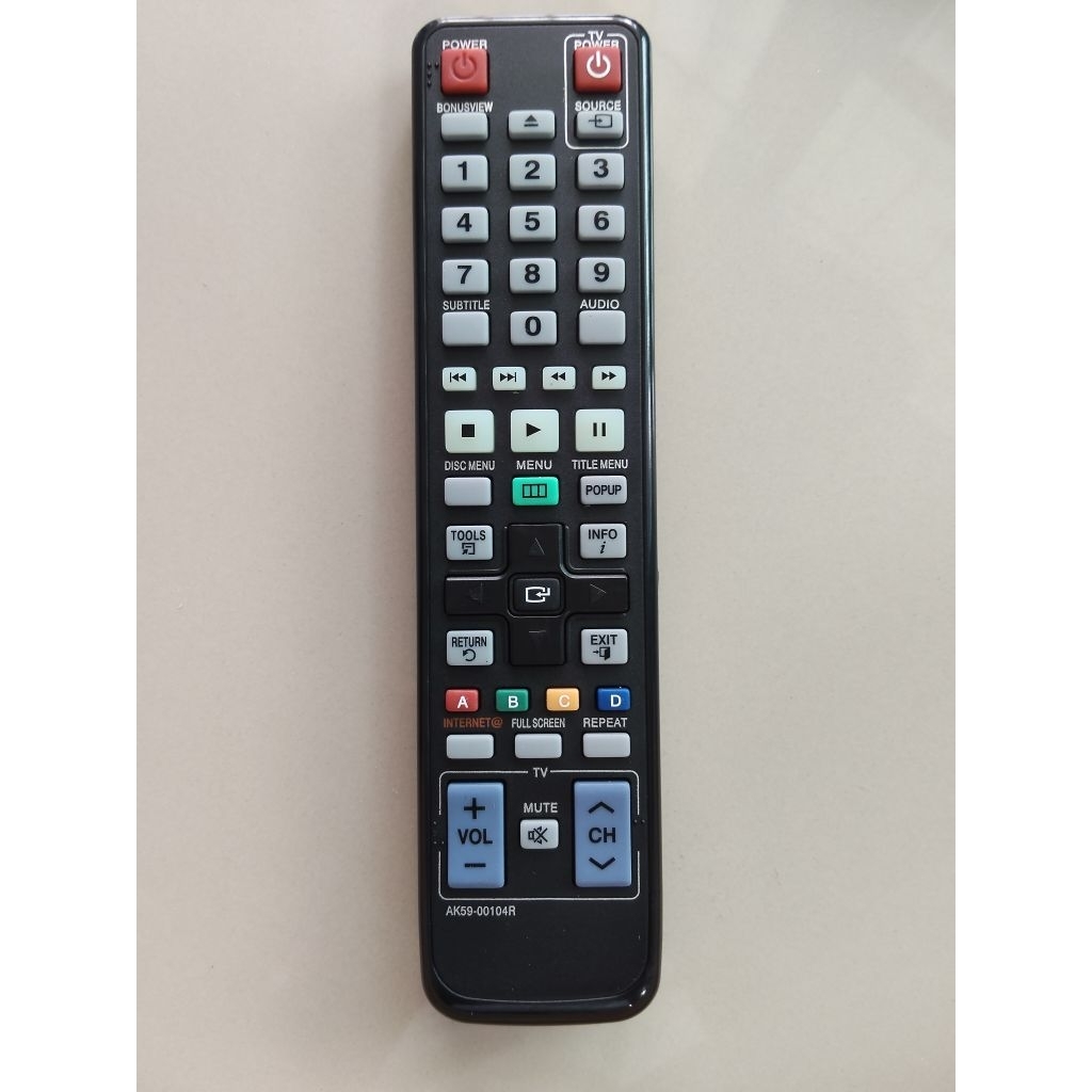 รีโมทSamsung bluray ใช้กับเครื่องเล่นรุ่น BD-C5300/C5500/C5900/C6500/C6600/C6800/C6900/C7500/D5300/D