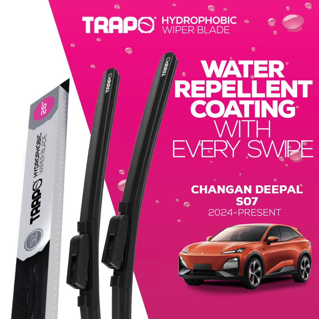 ที่ปัดน้ำฝน Trapo Hydrophobic  Changan Deepal S07 (2024-ปัจจุบัน) 1 คู่