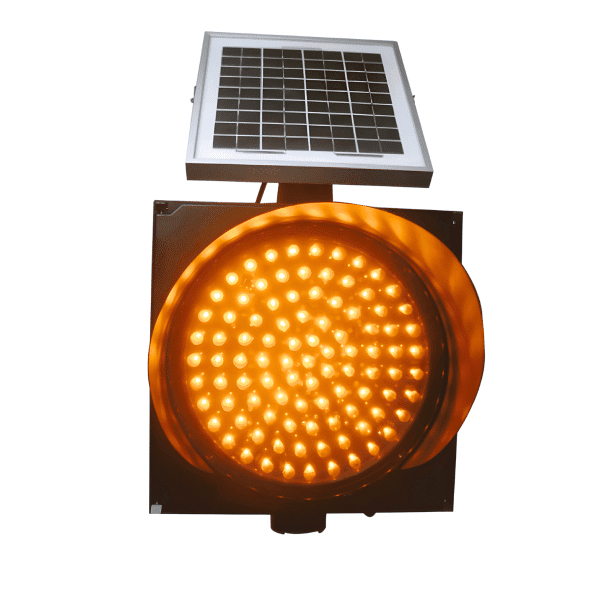 (ส่งฟรี) ไฟกระพริบ โซล่าเซลล์ ขนาด 300 มม. 170/230LED แผงโซล่า 13 W สีเหลือง-สีแดง