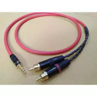สาย (aux ) Mini 3.5 to RCA Canare L-4E6S (MADE IN JAPAN) รุ่นท็อป เลือกความยาวได้