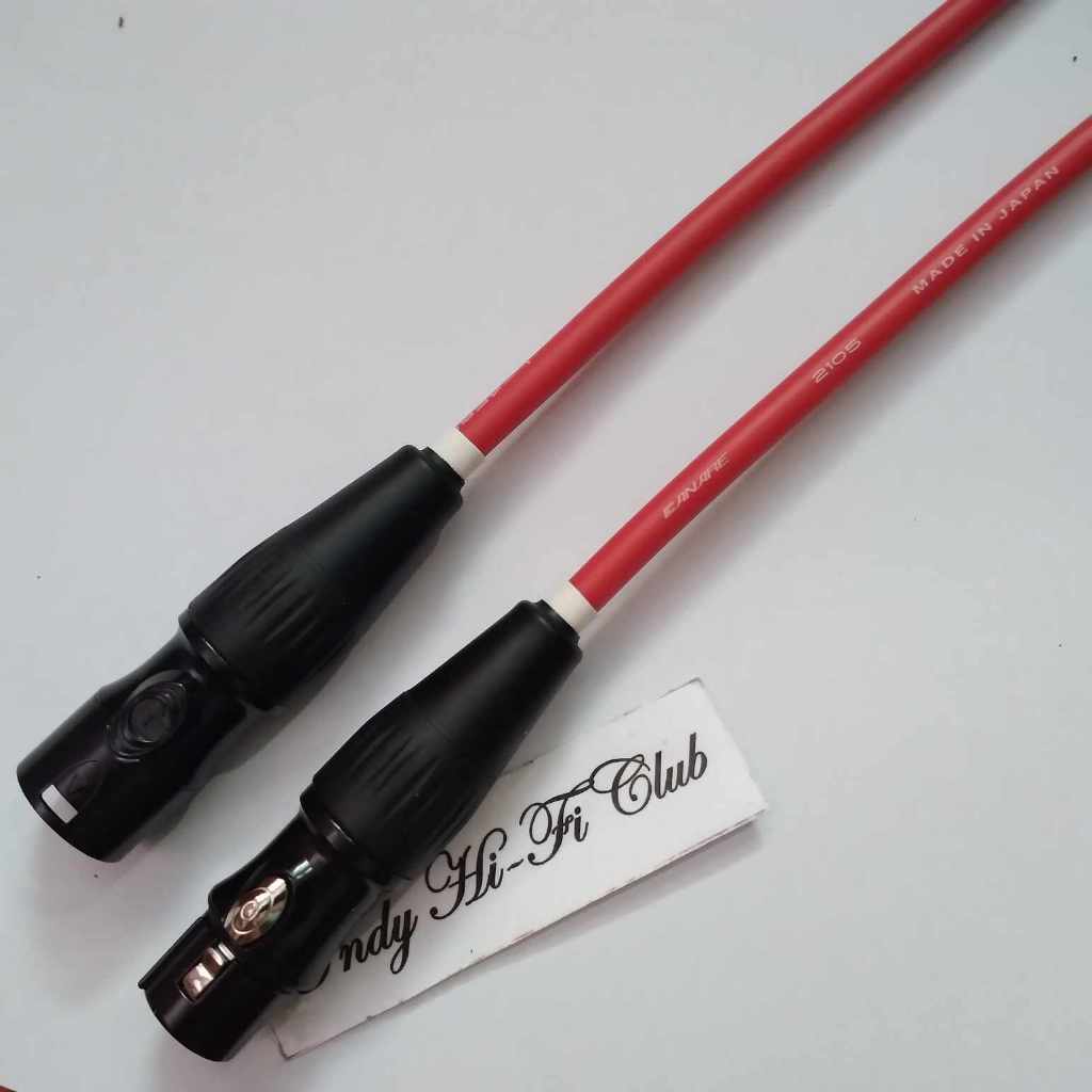 สาย XLR Balance  Canare L-4E6S (MADE IN JAPAN) แบบ 1 เส้น  เลือกความยาวได้