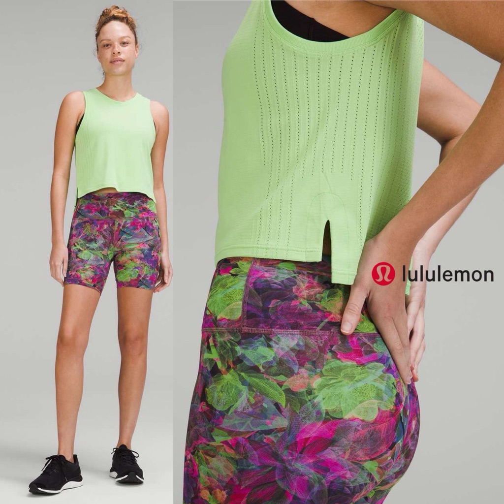 Lululemon Train to Be Tank Top Scream Green Light / Scream Green Light