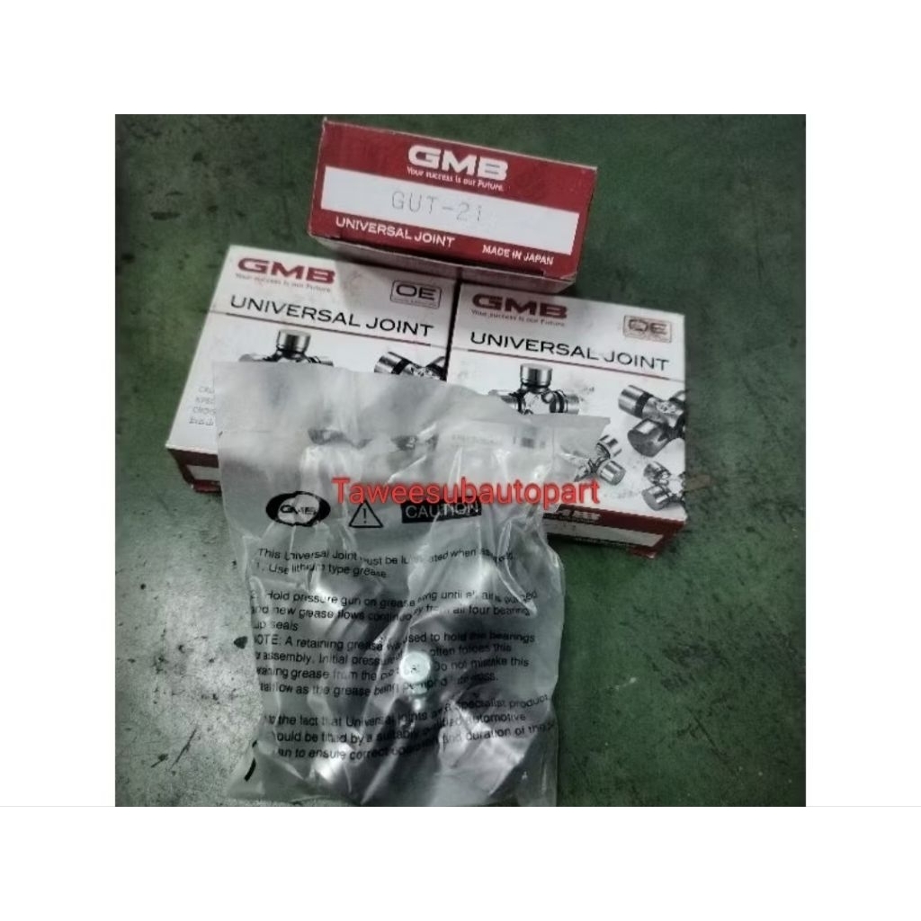 กากบาทเพลากลาง GMBแท้ TOYOTA TIGER D4D VIGO LH112 ขนาด29*77 ล๊อคใน ยอยเพลากลาง GUT-21 COMMUTER รถตู้ FORTUNER GUT21