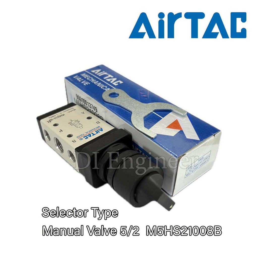 สวิตซ์ลม Manual Valve 5/2 บิด1ทาง (Selector type) M5HS21008B