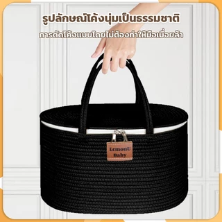 กระเป๋าคุณแม่ลูกอ่อน กระเป๋าคุณแม่ กระเป๋าเก็บผ้าอ้อมเด็ก มีฝาปิด พร้อมตัวแบ่งถอดได้